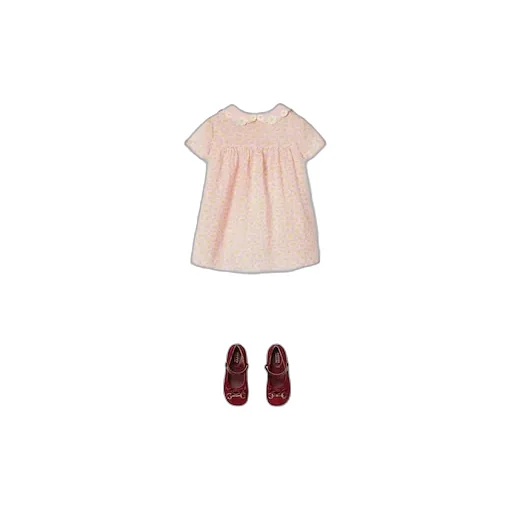 Baby Printed Muslin Dress