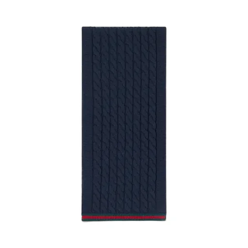 Children's Knit Wool Scarf With Web