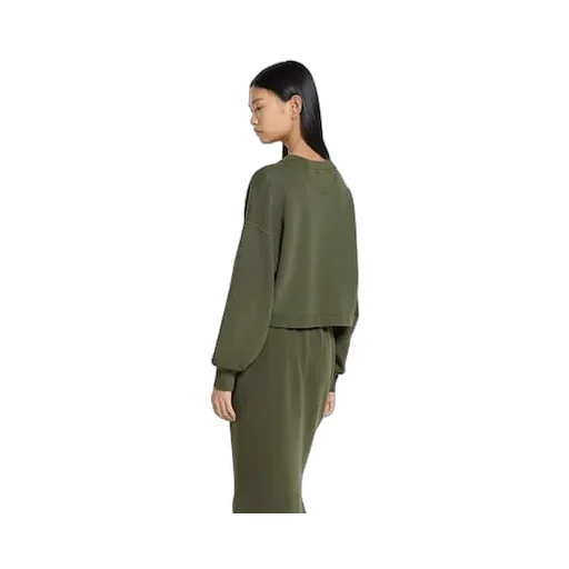 Cotton Jersey Sweatshirt With Embroidery