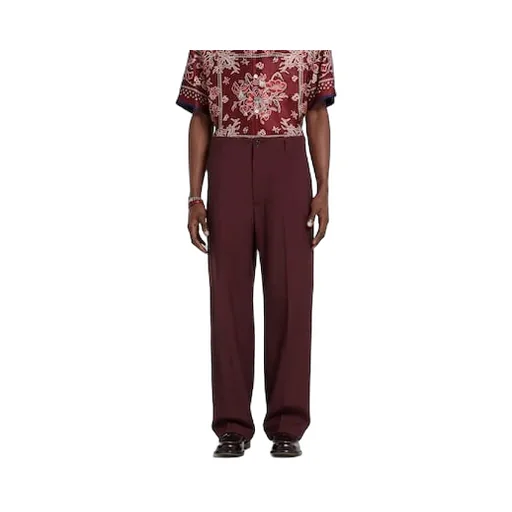 Wool Gabardine Pant With Logo