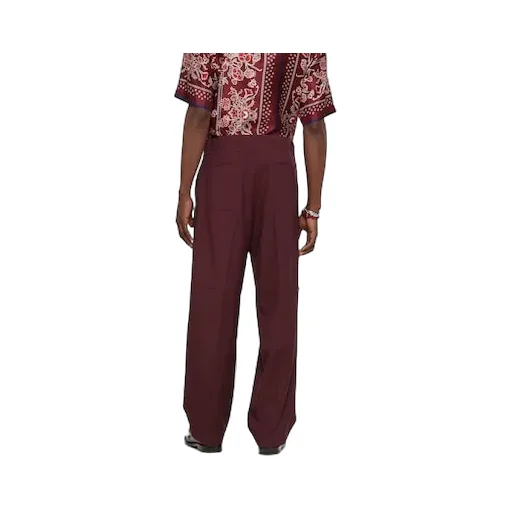 Wool Gabardine Pant With Logo