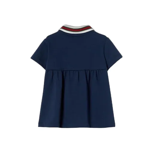 Baby Cotton Dress With Web