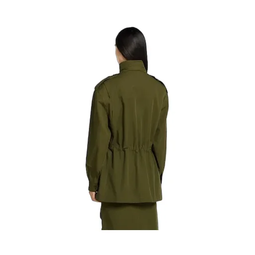 Cotton Canvas Jacket With Embroidery