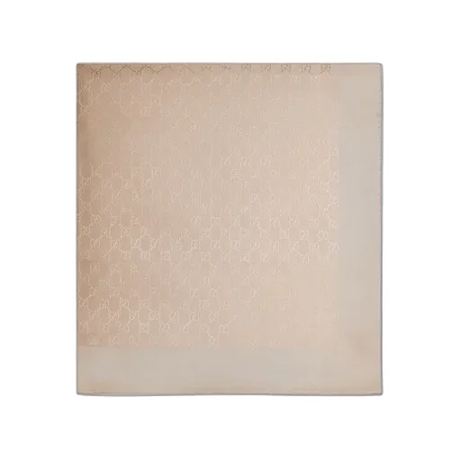 Printed Silk Jacquard Carré