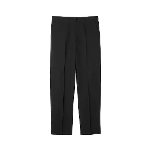 Wool Gabardine Pant With Embroidery