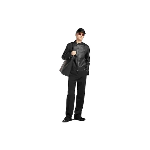 Soft Leather Zip Jacket
