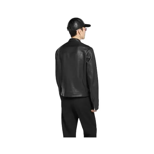 Soft Leather Zip Jacket