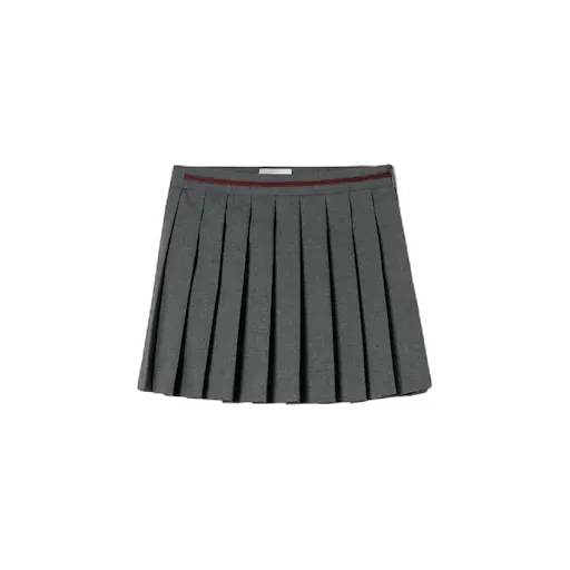 Children's Wool Skirt With Embroidery