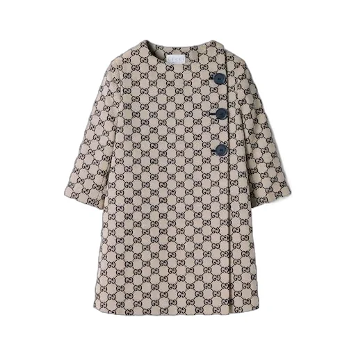 Children's Gg Canvas Coat