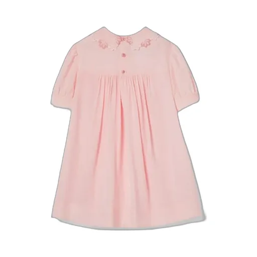 Children's Embroidered Silk Dress
