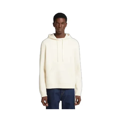 Wool Cashmere Piquet Knit Sweatshirt