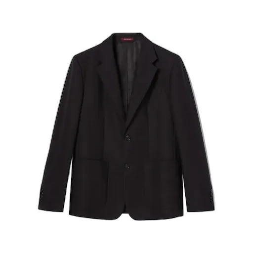 Single Breasted Cotton Canvas Jacket