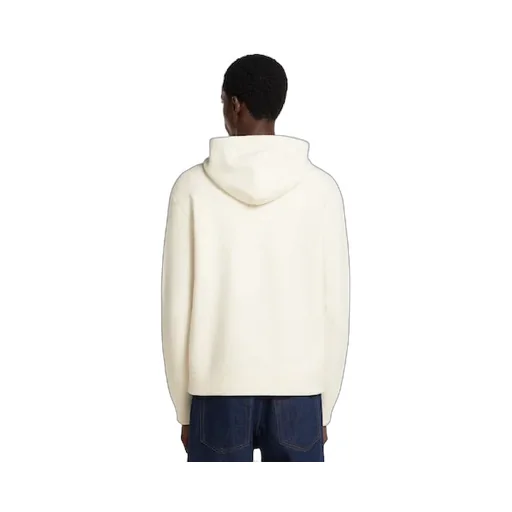 Wool Cashmere Piquet Knit Sweatshirt