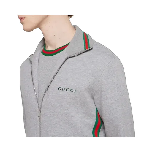 Cotton Piquet Double Zip Jacket