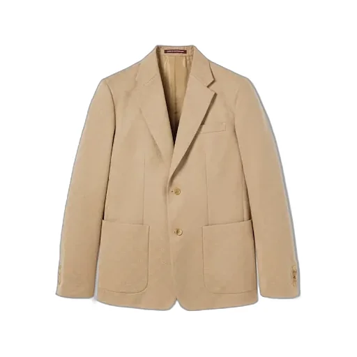 Gg Cotton Gabardine Jacquard Jacket