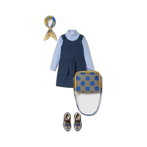 Children's Gg Cotton Dress