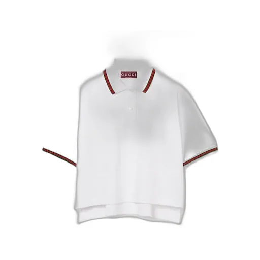 Cotton Piquet Polo Shirt With Web