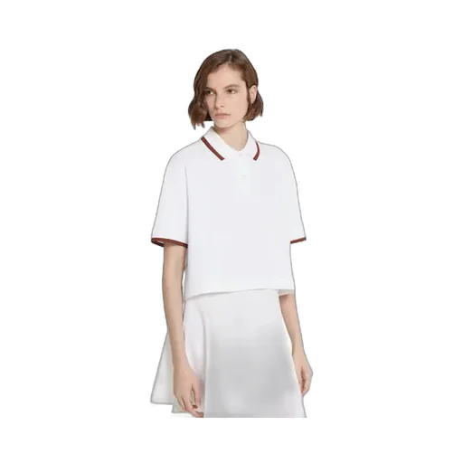Cotton Piquet Polo Shirt With Web