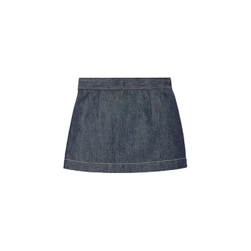 Children's Denim Skirt With Horsebit