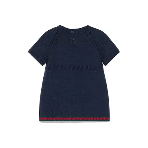 Baby Wool Dress With Web