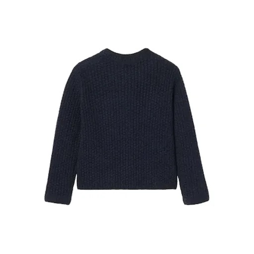 Children's Wool Cardigan With Web