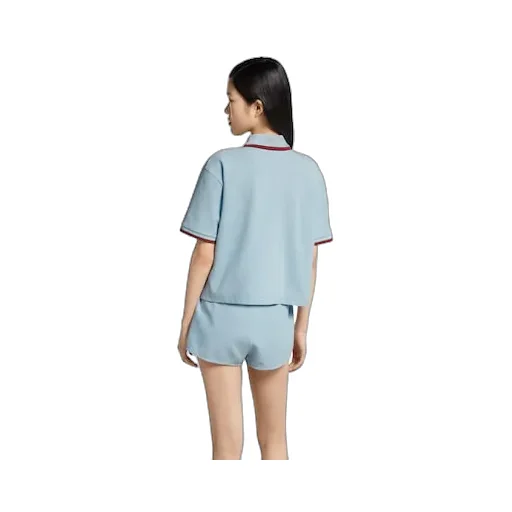 Cotton Piquet Polo Shirt With Web