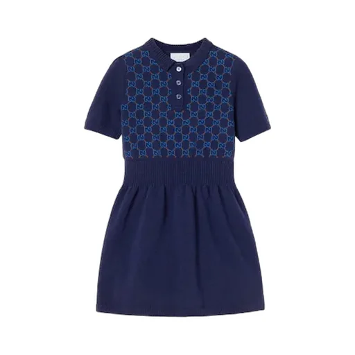 Children's Wool Dress With Embroidery