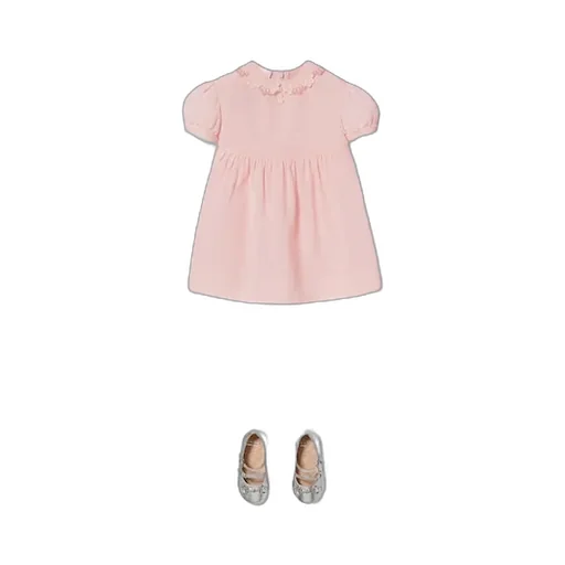 Baby Embroidered Silk Dress