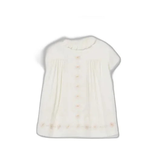Baby Embroidered Silk Cotton Dress