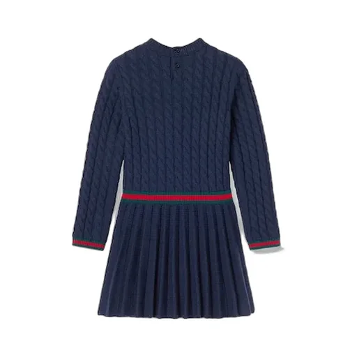 Children's Wool Dress With Web