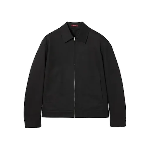 Cotton Twill Jacket With Web Detail