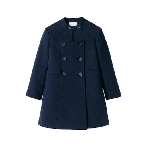 Children's Gg Wool Coat