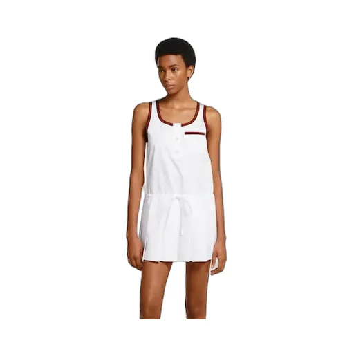 Cotton Poplin Dress With Web