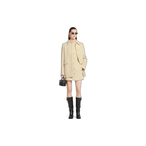 Textured Wool Tweed Dress