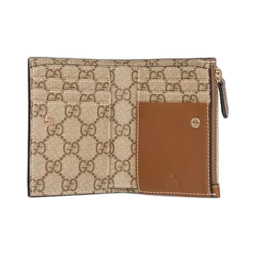 Gg Emblem Medium Zip Wallet
