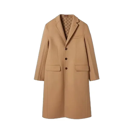 Single-Breasted Wool Double Cotton