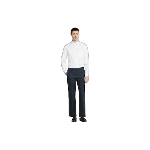 Cotton Twill Pant With Web Detail