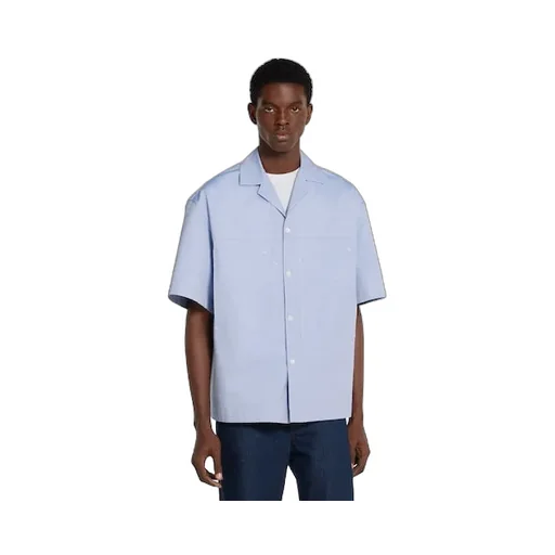 Oxford Cotton Shirt With Embossed Label