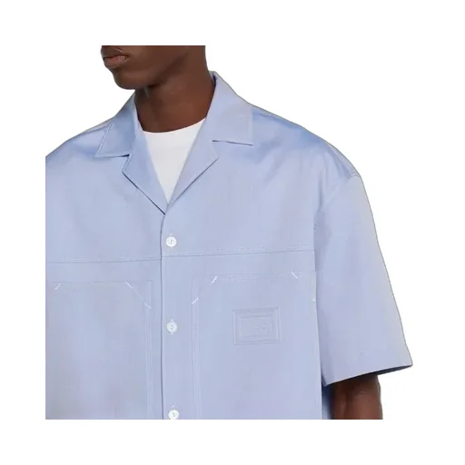 Oxford Cotton Shirt With Embossed Label