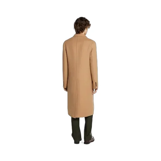 Single-Breasted Wool Double Cotton