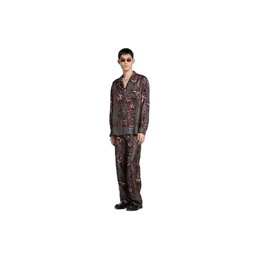 Printed Silk Twill Shirt