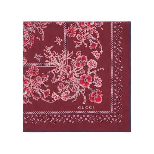 Printed Cotton Pocket Square