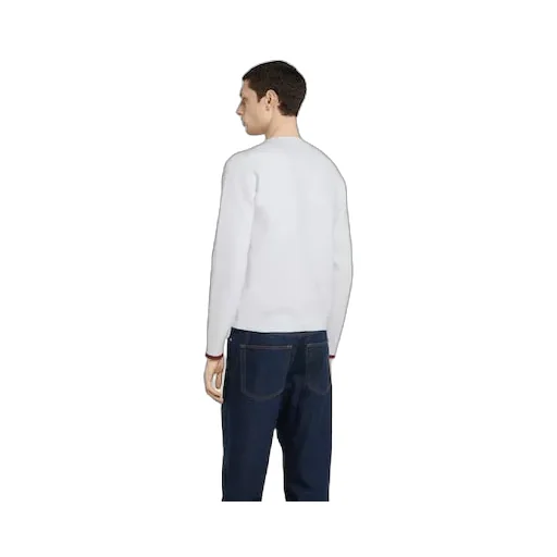 Cotton Piquet Sweater With Web