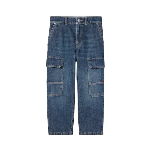 Children's Denim Pants With Web
