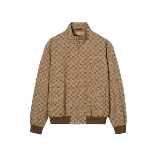 Gg Canvas Bomber Jacket