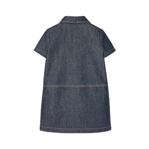 Children's Denim Dress With Horsebit