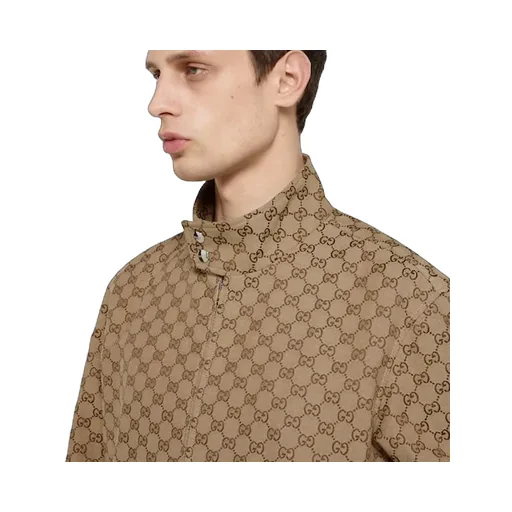 Gg Canvas Bomber Jacket