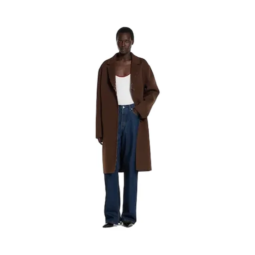 Reversible Silk Wool Coat