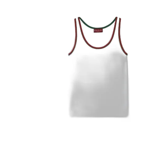 Rib Cotton Tank Top With Web