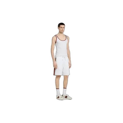 Rib Cotton Tank Top With Web